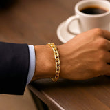 14k Yellow Gold French Cable Chain Bracelet  (4.80 mm) thumbnail 6