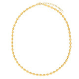 14K Yellow Gold Pebble Bead Chain (4.00 mm) thumbnail 3