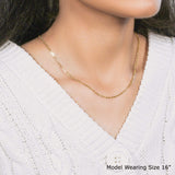 18k Yellow Gold Diamond Cut Cable Link Chain (1.90 mm) thumbnail 10