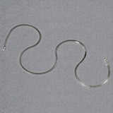 14k White Gold Super Flex Herringbone Chain (2.80 mm) thumbnail 5