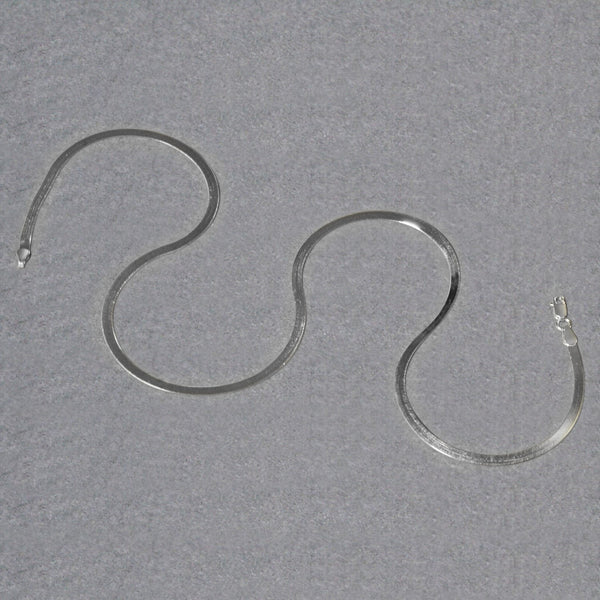 14k White Gold Super Flex Herringbone Chain (2.80 mm)