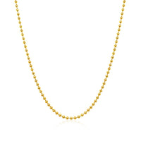 14k Yellow Gold Bead Chain 1.5mm (1.50 mm)