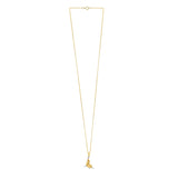 Seal Necklace in 10k Two Tone Gold thumbnail 2