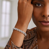 Sterling Silver Rolo Link Bracelet thumbnail 4