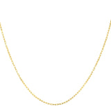 14k Yellow Gold French Cable Chain (1.3 mm) thumbnail 2