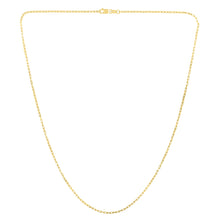 14k Yellow Gold French Cable Chain (1.3 mm)