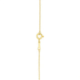 14k Yellow Gold MOP Evil Eye Necklace thumbnail 5