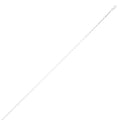 Sterling silver rhodium plated petite alternating paperclip chain 3.15 mm