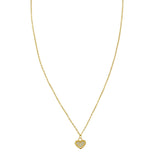 14K yellow gold rope chain necklace with twisted interlocking links thumbnail 1