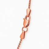 14k Rose Gold Round Wheat Chain (1.00 mm) thumbnail 9