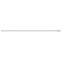 Sterling Silver Rhodium Plated CZ Tennis Bracelet (3.30 mm)