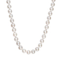 14K yellow gold necklace with pear pearl stones and ball clasp