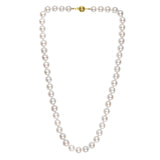 Pearl Necklace with Ball Clasp in 14K Yellow Gold thumbnail 2