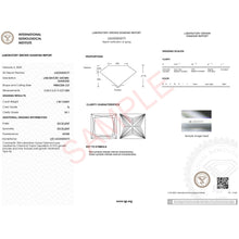 1.50Ct Princess Lab Grown IGI G/VS1 Diamond Ring in 10K White Gold