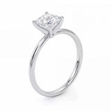 1.50Ct Princess Lab Grown IGI G/VS1 Diamond Ring in 10K White Gold thumbnail 2