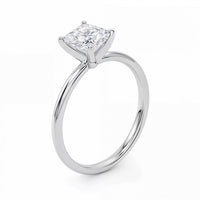 1.50Ct Princess Lab Grown IGI G/VS1 Diamond Ring in 10K White Gold