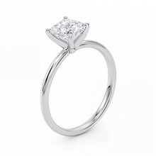 1.50Ct Princess Lab Grown IGI G/VS1 Diamond Ring in 10K White Gold