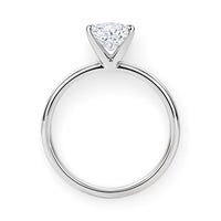 1.50Ct Princess Lab Grown IGI G/VS1 Diamond Ring in 10K White Gold