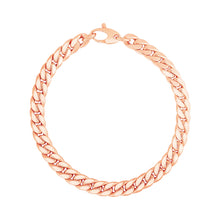 Load image into Gallery viewer, 14K Rose Gold Cuban Link Bracelet (5.90 mm)