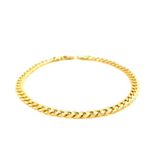 Load image into Gallery viewer, 14k Yellow Gold Miami Cuban Semi Solid Bracelet (4.50 mm)