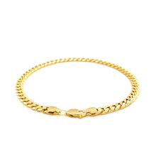 Load image into Gallery viewer, 14k Yellow Gold Miami Cuban Semi Solid Bracelet (4.50 mm)