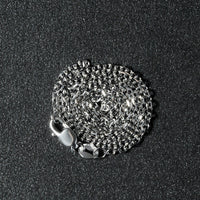 18k White Gold Diamond Cut Cable Link Chain (1.40 mm)