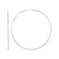 925 sterling silver textured round hoop earrings with light-catching finish
