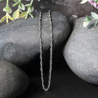 14k White Gold Singapore Chain (1.80 mm)
