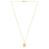 Moon and Stars Necklace in 14K Yellow Gold thumbnail 2