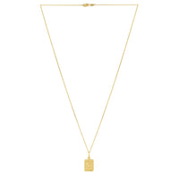 Moon and Stars Necklace in 14K Yellow Gold