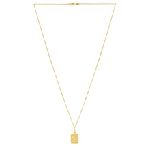 Moon and Stars Necklace in 14K Yellow Gold