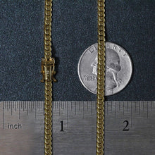 10k Yellow Gold Classic Solid Miami Cuban Chain (3.20 mm)