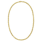 14K Yellow Gold Square Byzantine Chain Necklace (2.00 mm) thumbnail 2