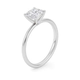 2 Carat Princess Lab Grown IGI G/VS1 Diamond Solitaire Ring in 10K White Gold thumbnail 2