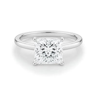 2 Carat Princess Lab Grown IGI G/VS1 Diamond Solitaire Ring in 10K White Gold