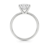 2 Carat Princess Lab Grown IGI G/VS1 Diamond Solitaire Ring in 10K White Gold thumbnail 4