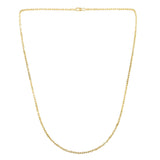 14k Yellow Gold French Cable Chain (1.90 mm) thumbnail 3