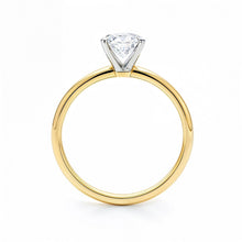 1 Carat Radiant Lab Grown IGI G/VS1 Diamond Solitaire Ring in 10K Yellow Gold