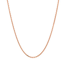 Load image into Gallery viewer, 14k Rose Gold Diamond Cut Cable Link Chain (1.30 mm)