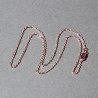 14k Rose Gold Diamond Cut Cable Link Chain (1.30 mm)