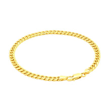 10k Yellow Gold Miami Cuban Semi Solid Bracelet (4.50 mm)