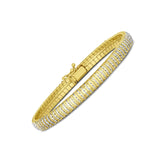 14k Yellow Gold Diamante Flex Bracelet (5.80 mm) thumbnail 2