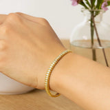 14k Yellow Gold Diamante Flex Bracelet (5.80 mm) thumbnail 4