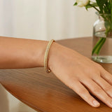 14k Yellow Gold Diamante Flex Bracelet (5.80 mm) thumbnail 5