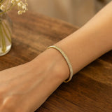 14k Yellow Gold Diamante Flex Bracelet (5.80 mm) thumbnail 6