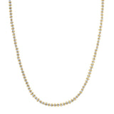 Two Tone Pallina Bead Necklace in 14K Gold thumbnail 2