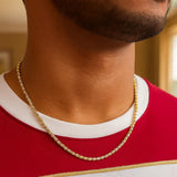 Ice Barrel Chain in 14k Yellow Gold (2.70 mm) thumbnail 5