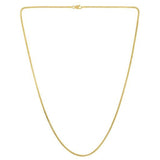 Popcorn Chain in 14k Yellow Gold (1.60 mm) thumbnail 3