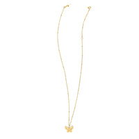 14k Yellow Gold Papillon Butterfly Necklace