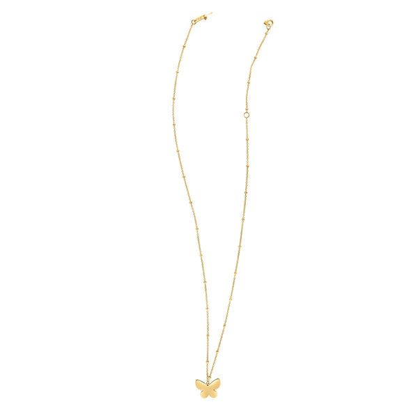 14k Yellow Gold Papillon Butterfly Necklace